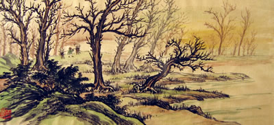 Landscape with Trees