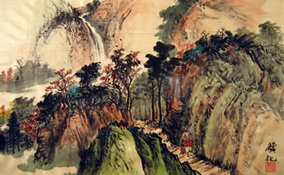 Landscape & Waterfall