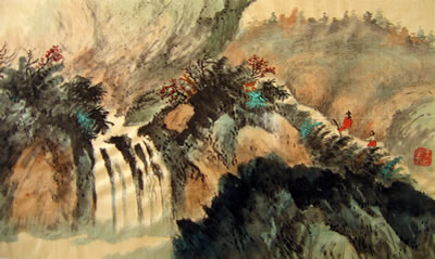 Landscape & Waterfall