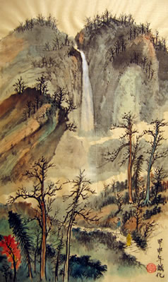 Landscape & Waterfall