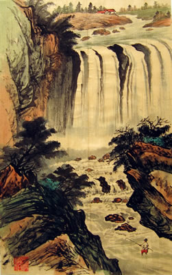 Landscape & Waterfall