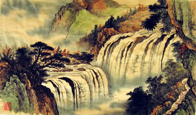 Landscape & Waterfall