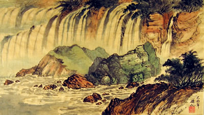 Landscape & Waterfall