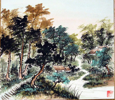 Houses in the Mountains