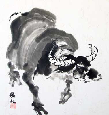 Chinese Buffalo Paintings