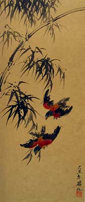 Bamboo with Birds