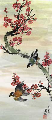 Birds with Cherry Blossoms