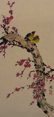 Birds with Cherry Blossoms