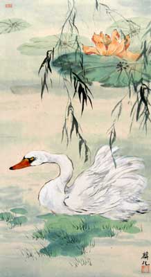 Duck with Lotus