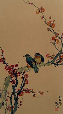 Birds with Cherry Blossoms